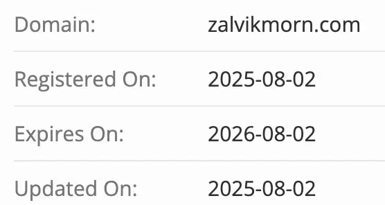 домен Z&auml;lvik Morn