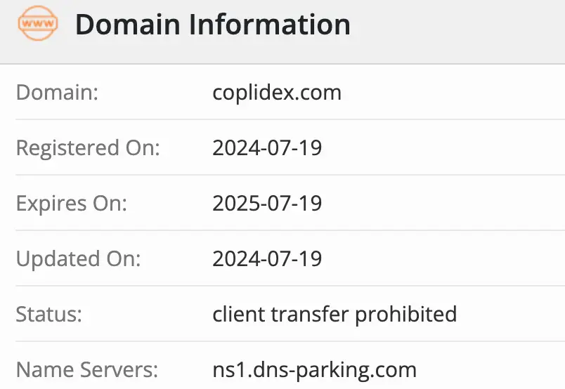 домен Coplidex