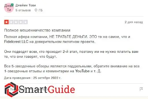 ФидельКрест развод ФидельКрест развод