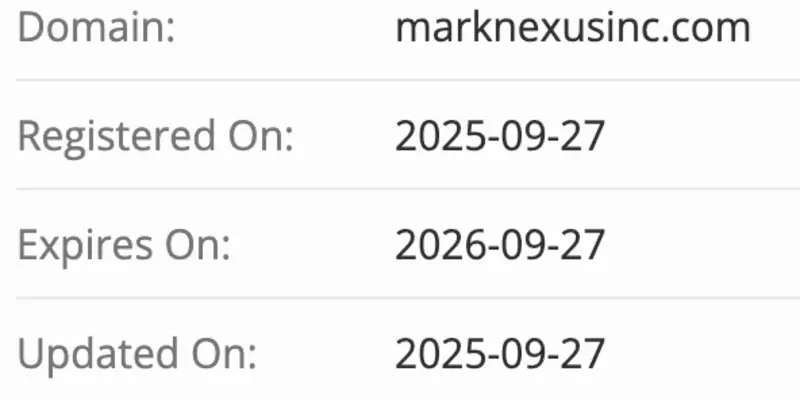 домен Mark Nexus Inc