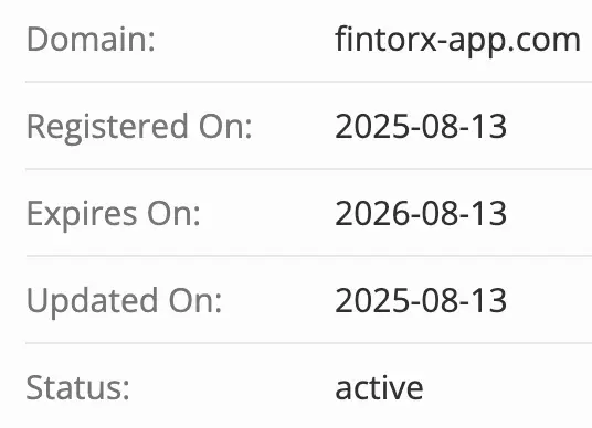 FintorX домен домен FintorX