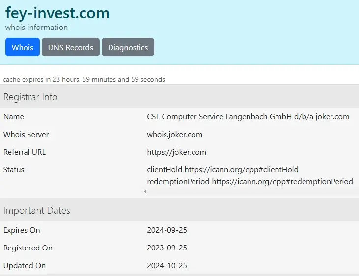 Fey-Invest-broker Fey Invest брокер