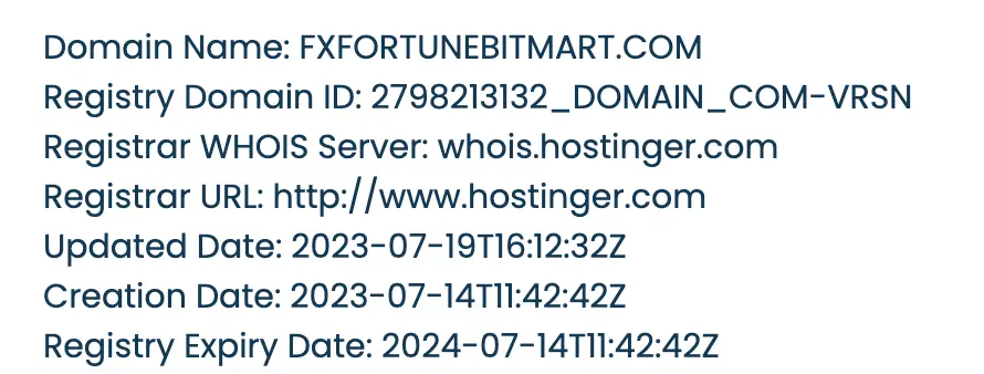 домен FX Fortune Bitmart