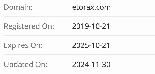 домен Etorax