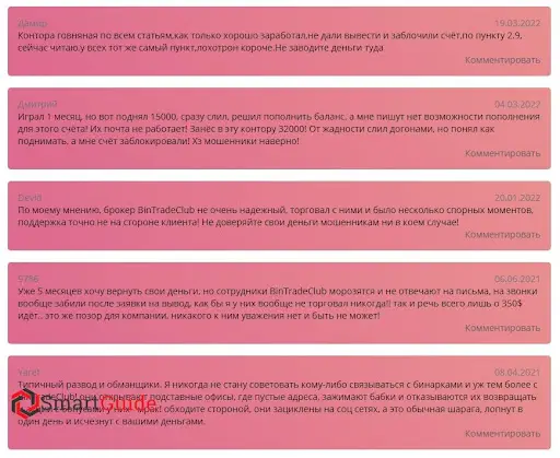 Отзывы о bintradeclub.net Отзывы о bintradeclub.net
