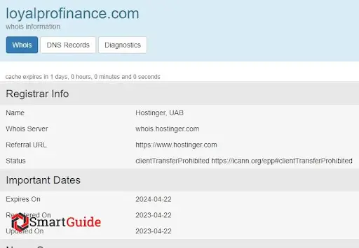 О лохотроне loyalprofinance.com О лохотроне loyalprofinance.com