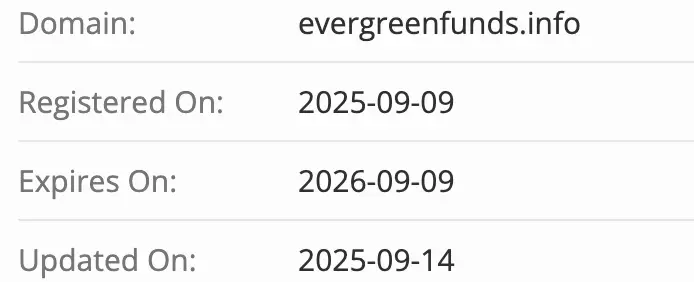 домен Evergreen Funds