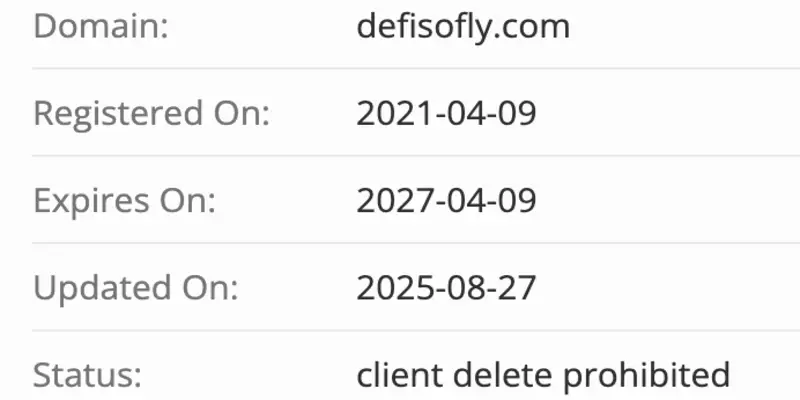 Defisofly домен домен Defisofly