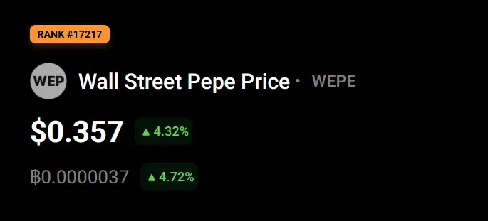 wall-street-pepe-tsena Wall Street Pepe цена