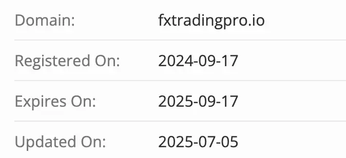 FxTradingPro домен домен FxTradingPro