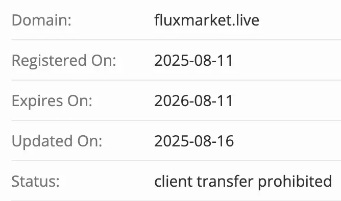 Flux market домен домен Flux market