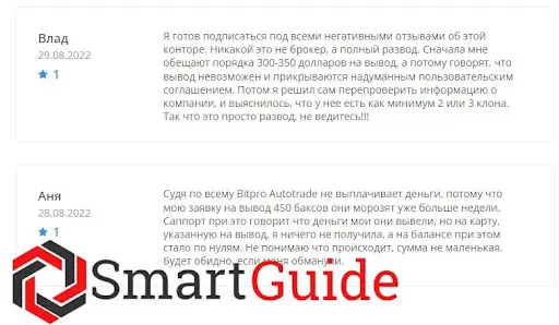Отзывы о Bitpro Autotrade Отзывы о Bitpro Autotrade
