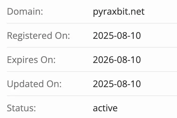 домен Pyraxbit