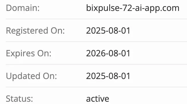 домен BixPulse 7.2 Ai