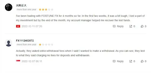Развод Fortune FX на wikifx.com Развод Fortune FX на wikifx.com