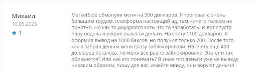 Отзывы Marketside Отзывы Marketside