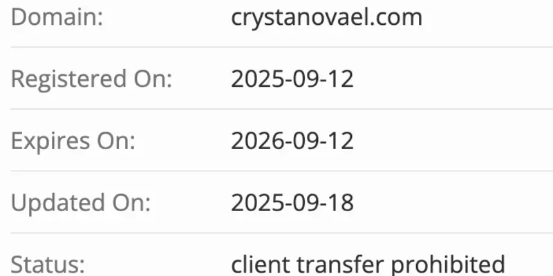 Crystanovael домен домен Crystanovael