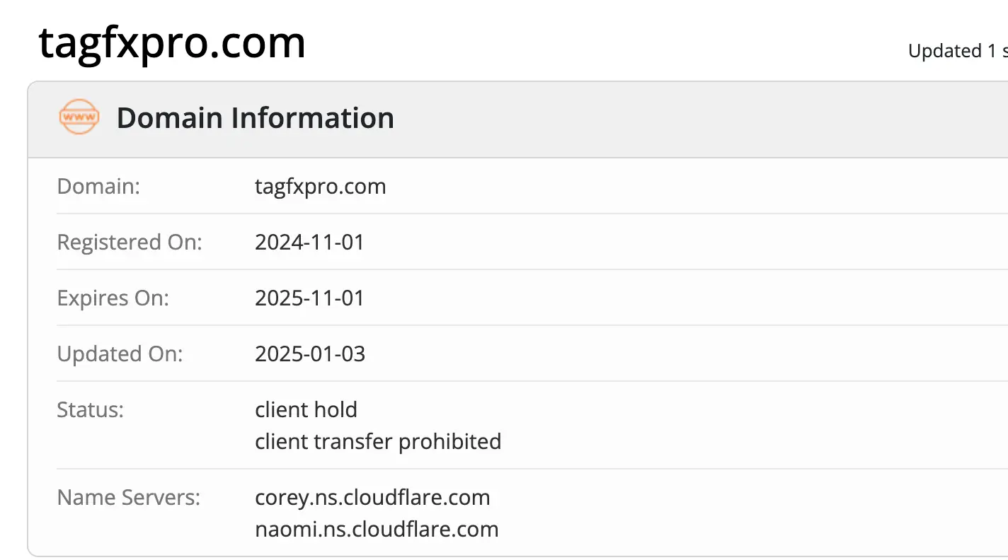 домен Tag Fx LTD Tag Fx LTD домен