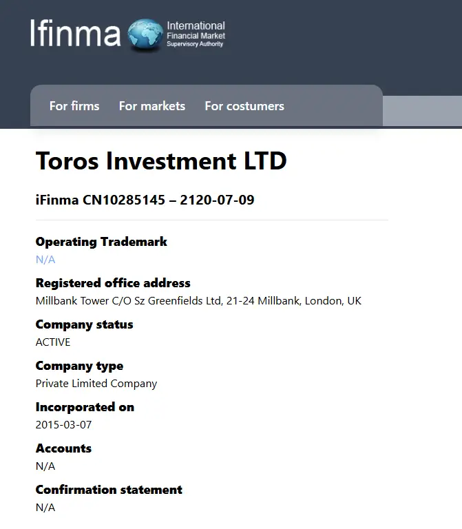 Toro Invest обманывает клиентов