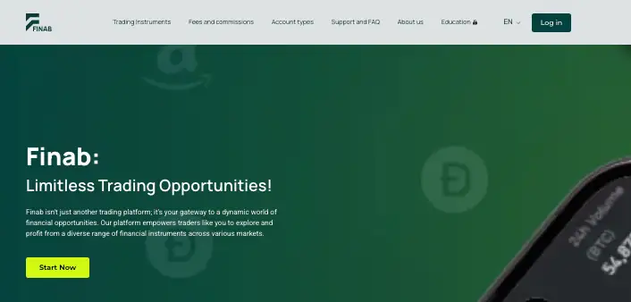 обзор брокера Finab Ltd