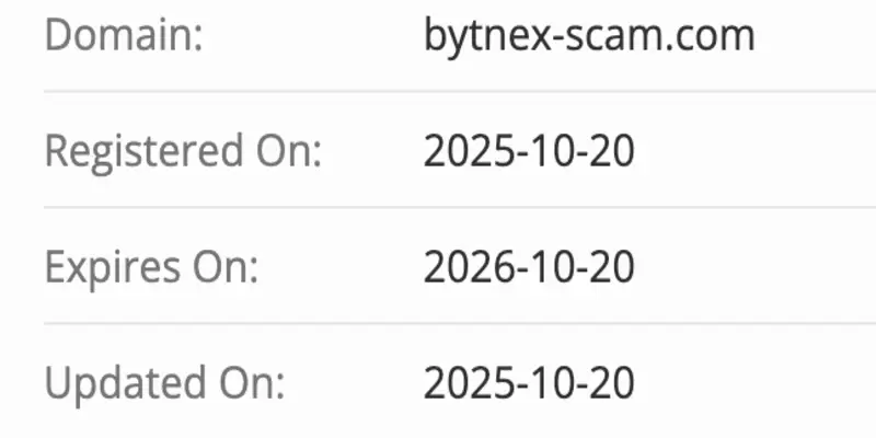 домен BYTNEX