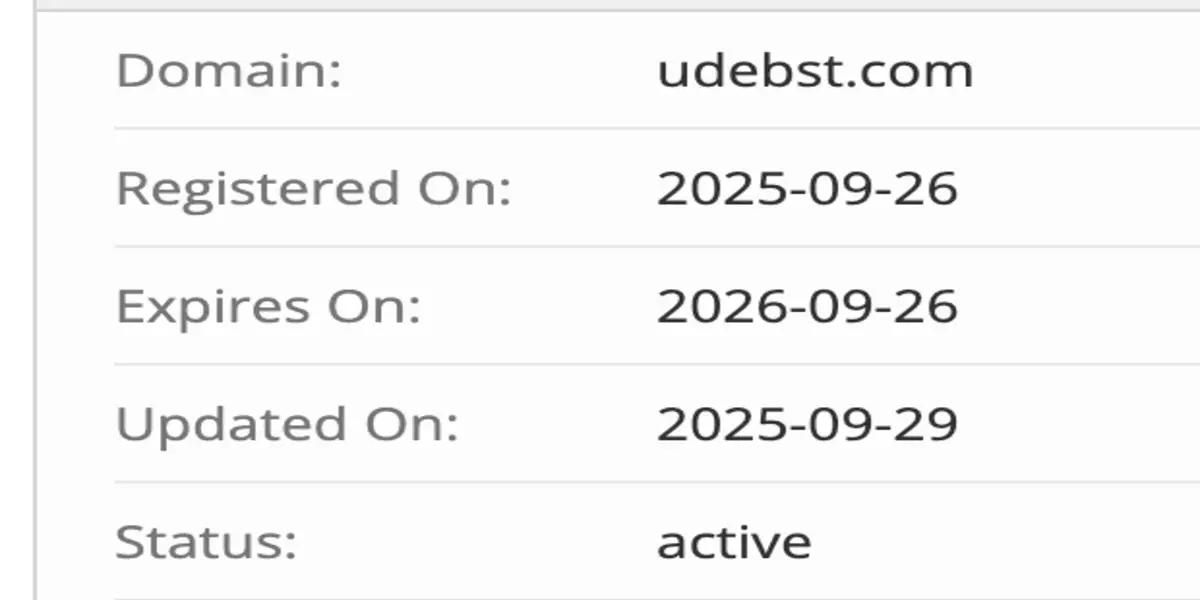 домен Udebst