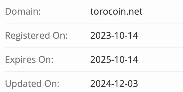 Torocoin домен домен Torocoin