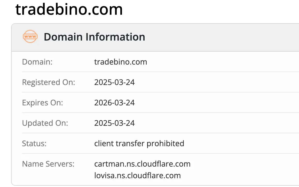 домен TradeBino TradeBino домен