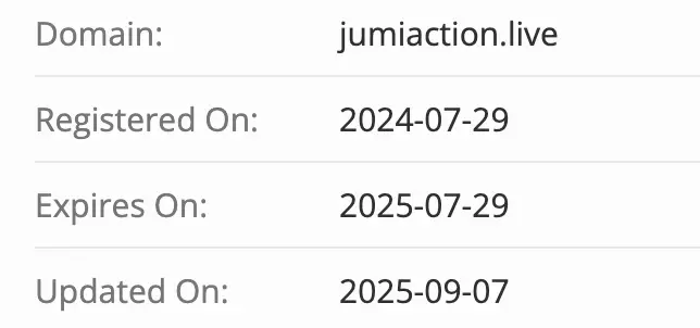 Jumiaction Live домен домен Jumiaction Live