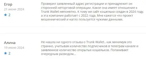 Крипто кошелек Trunk Wallet (Транк Валлет) &ndash; разоблачение, настоящие отзывы, проблемы, обзор проекта