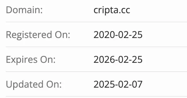 домен CRIPTA