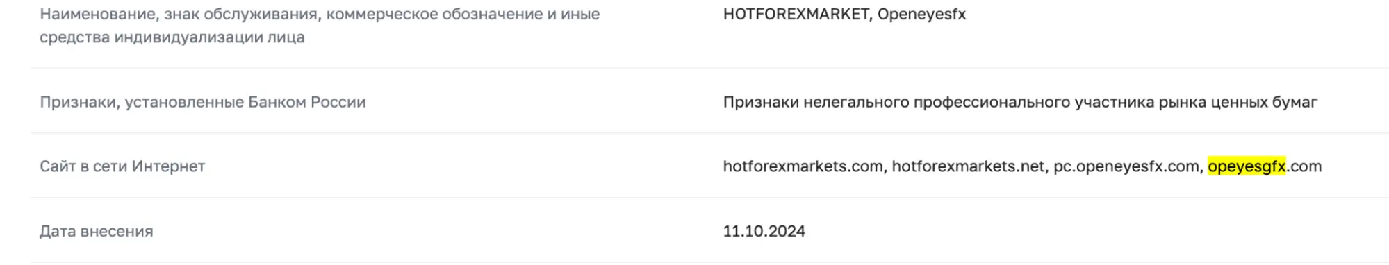 Open Eyes Limited скам