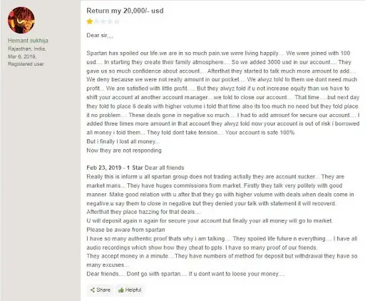 Отзывы spartanforex.com Отзывы spartanforex.com