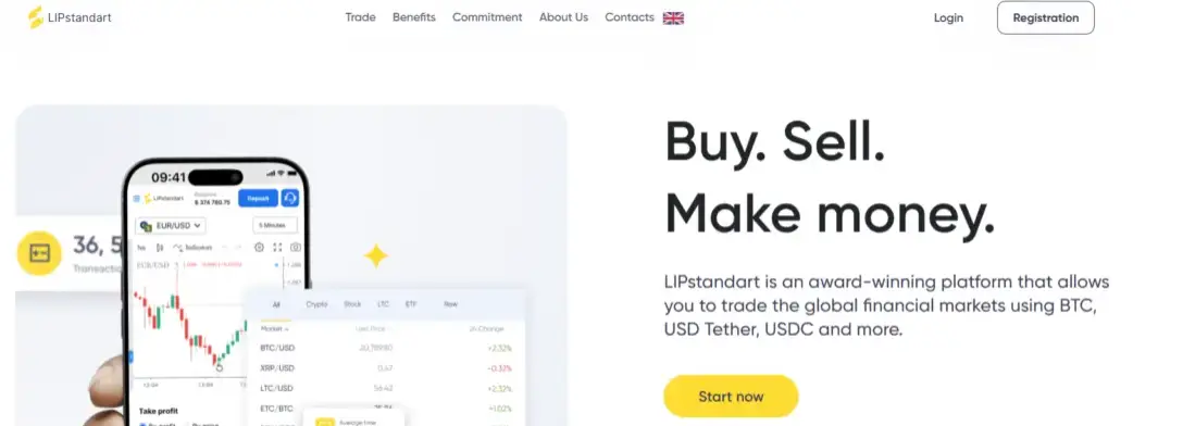 LIPstandart страница сайта инфо о сайте LIPstandart