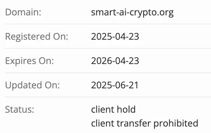 Smart AI Crypto Trade домен домен Smart AI Crypto Trade