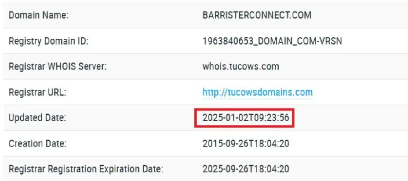 Expert Barristers домен