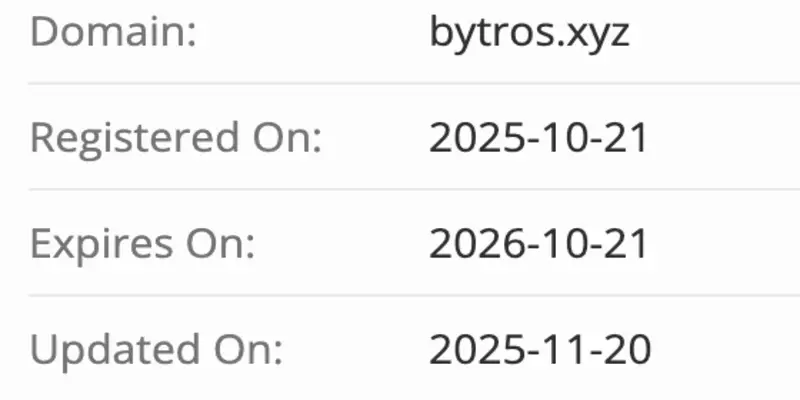 домен Bytros