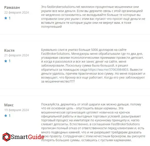 FastBrokerSolutions отзывы FastBrokerSolutions отзывы