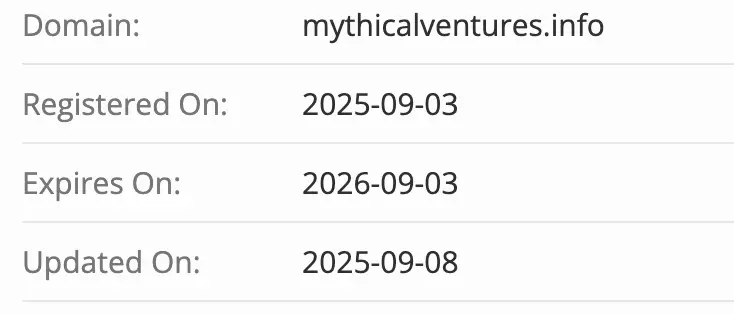 Mythicalventures домен домен Mythicalventures