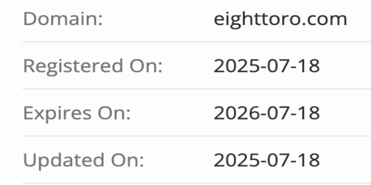 EightToro домен домен EightToro