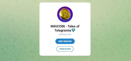 Реальный вывод средств из крипто игры NIKICOIN Tales of Telegramia Реальный вывод средств из крипто игры NIKICOIN Tales of Telegramia Реальный вывод средств из крипто игры NIKICOIN Tales of Telegramia