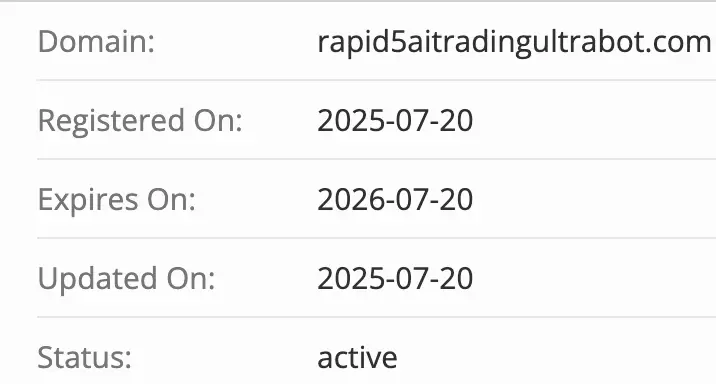 Rapid5 домен домен Rapid5
