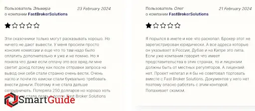 FastBrokerSolutions тыс. FastBrokerSolutions тыс.