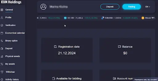 обзор KVM Holdings KVM Holdings обзор