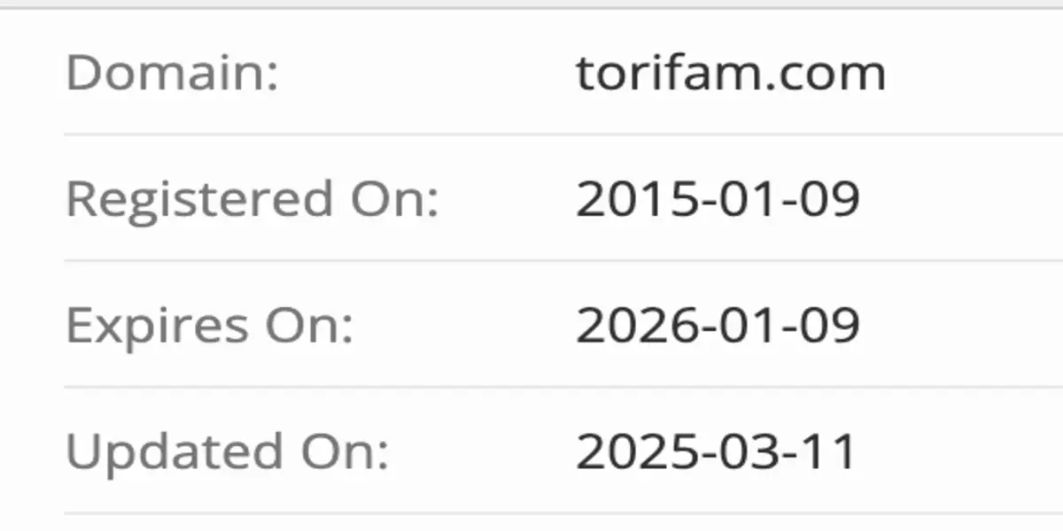 домен ToriFam