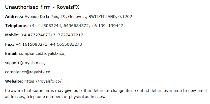 RoyalsFX обманывает клиентов