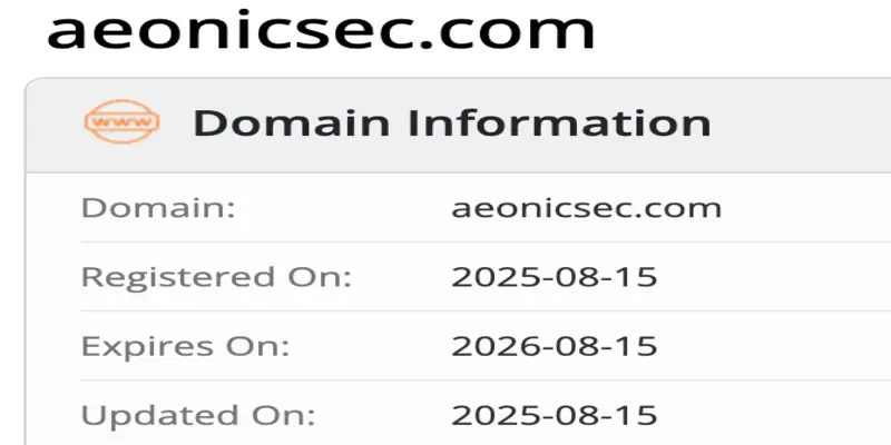 домен Aeonic Securities