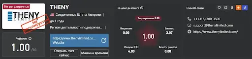 THENY Limited обзор THENY Limited обзор