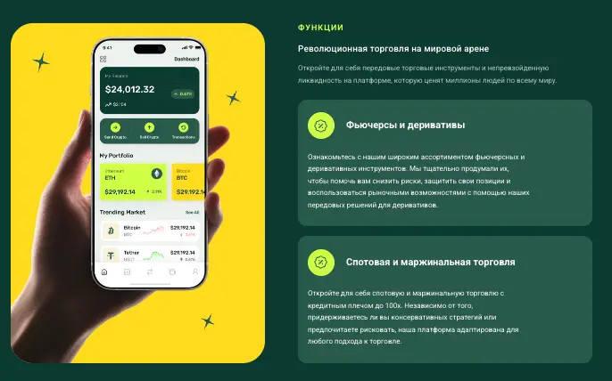 инфо о платформе CoinAleo