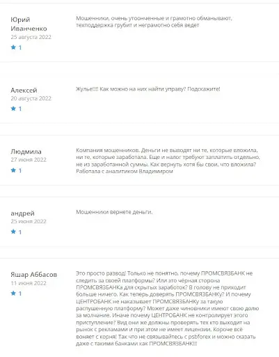 Обзор PSB-Forex, отзыв Обзор PSB-Forex, отзыв